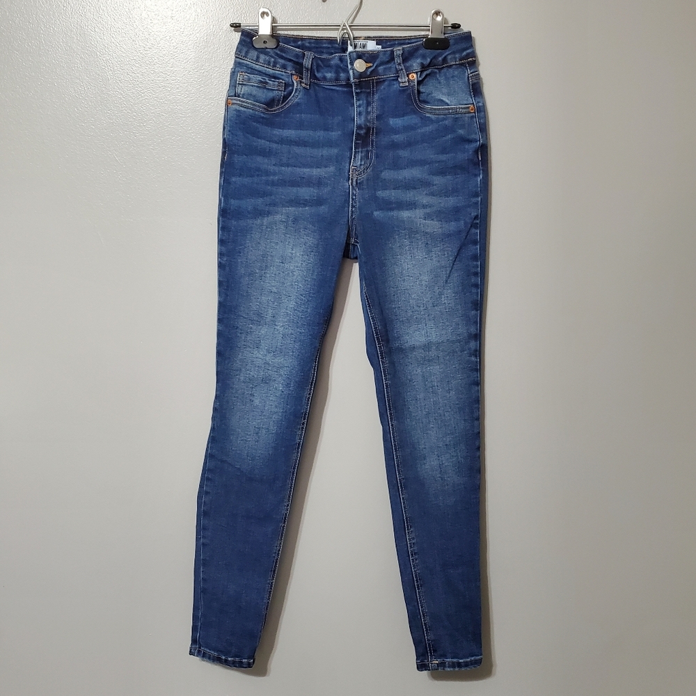 Refuge Miami High Rise Skinny Womens Jeans Dark Wash Size 3 - Picture 1 of 7
